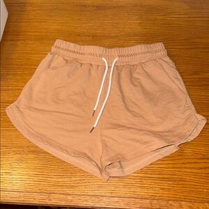 SHEIN Tan Athletic Shorts for Women